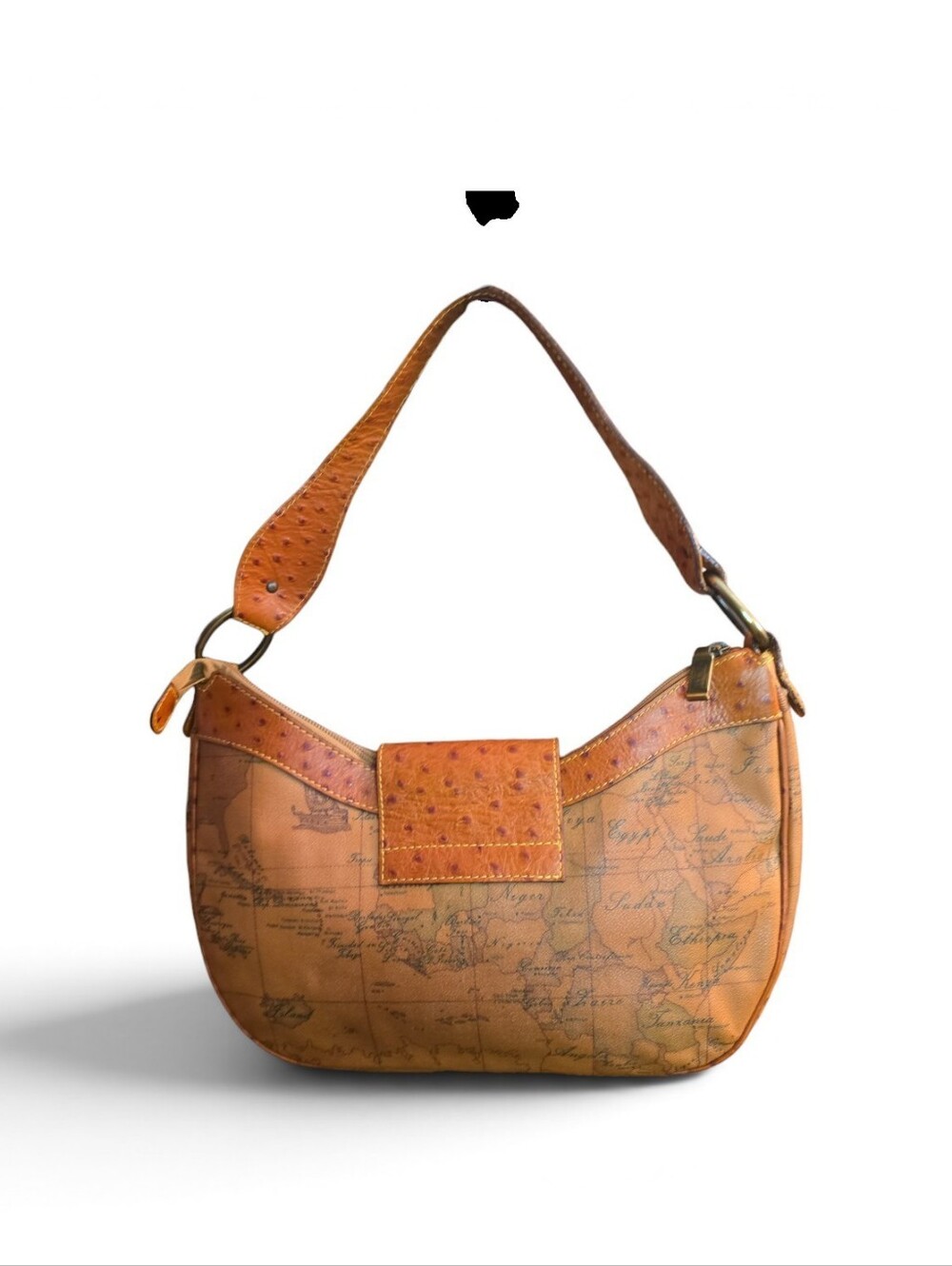 Alviero Martini-1ª Classe shoulder bag featuring Vintage geographical map print - Picture 2 of 4
